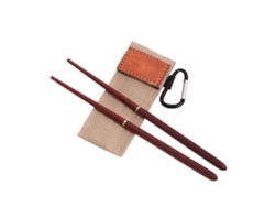 Juego De Palos De Madera Portátiles, Reutilizables Y Desmontables Con Bolsa Para Acampar Al Aire Libre.