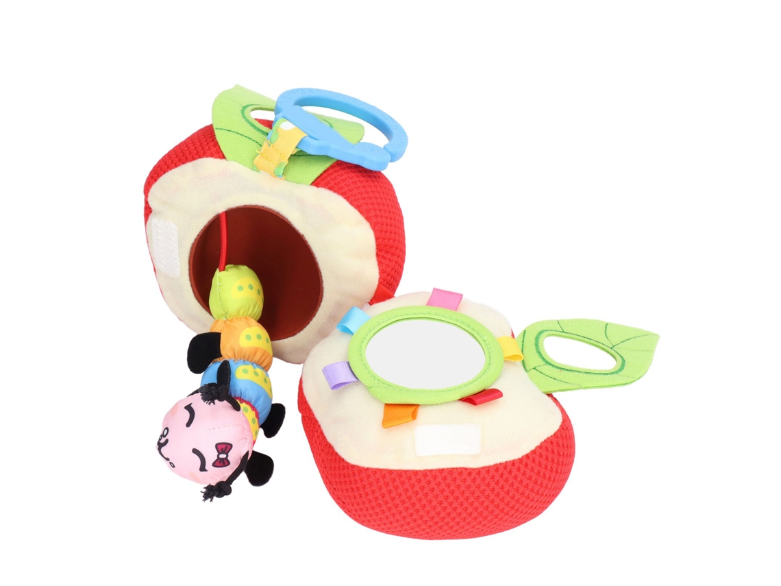 Oruga De Peluche Colgante Comiendo Fruta, Juguete Para Recién Nacidos