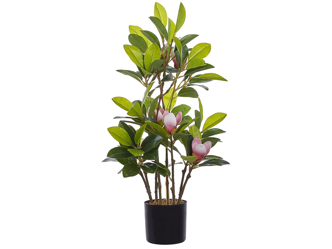 Planta artificial BELIANI Magnolia de Material sintético Verde 35x35x70