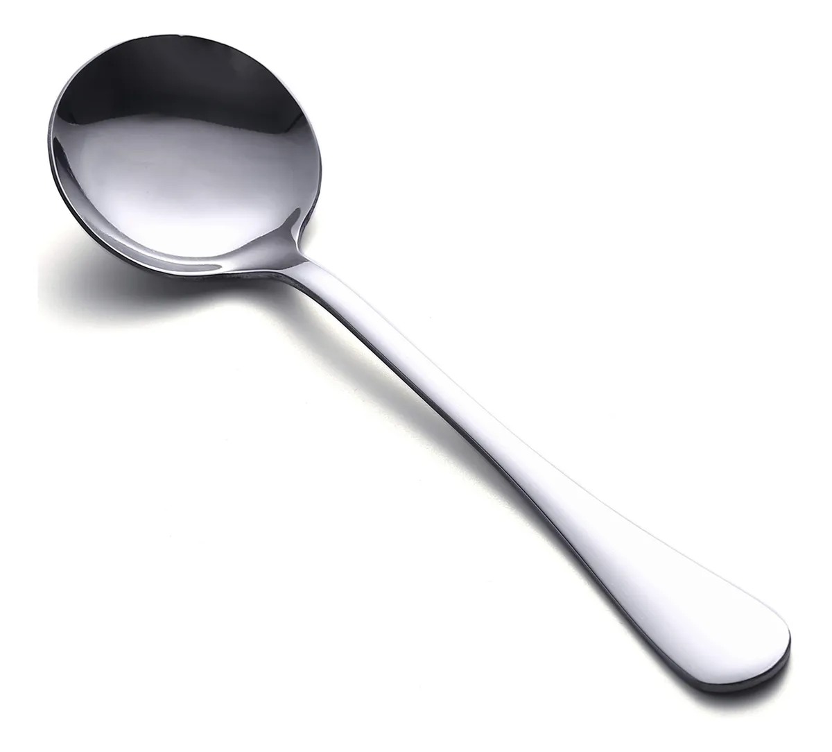 Juego de 8 cucharas redondas de acero inoxidable de alta calidadslowmoose