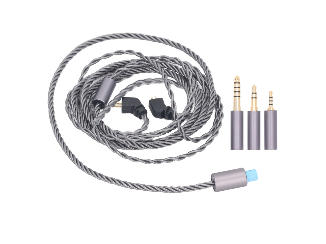 Cable De Actualización Para Auriculares De 2 Pines (0,78 Mm) Con Conectores De 3,5 Mm, 2,5 Mm Y 4,4 Mm.