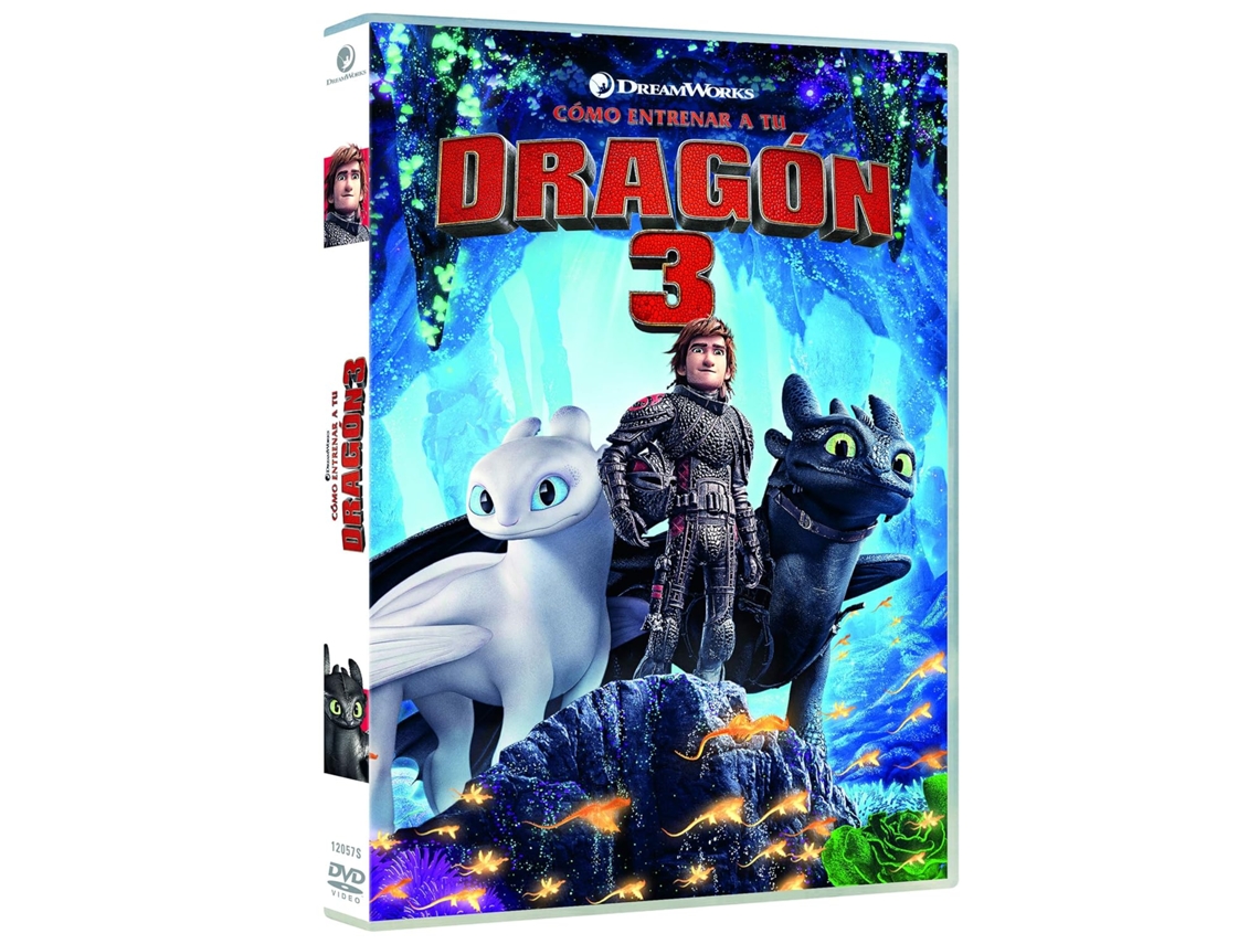 DVD Cómo Entrenar A Tu Dragón 3