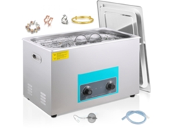 Máquina de limpieza ultrasónica de 30L con calefacción, temporizador y válvula de drenaje Tekmaquinas