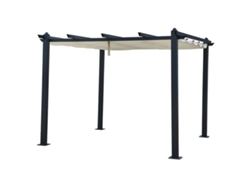 Pérgola independiente 3 3m CASSIS beige - estructura de aluminio HAPPY GARDEN