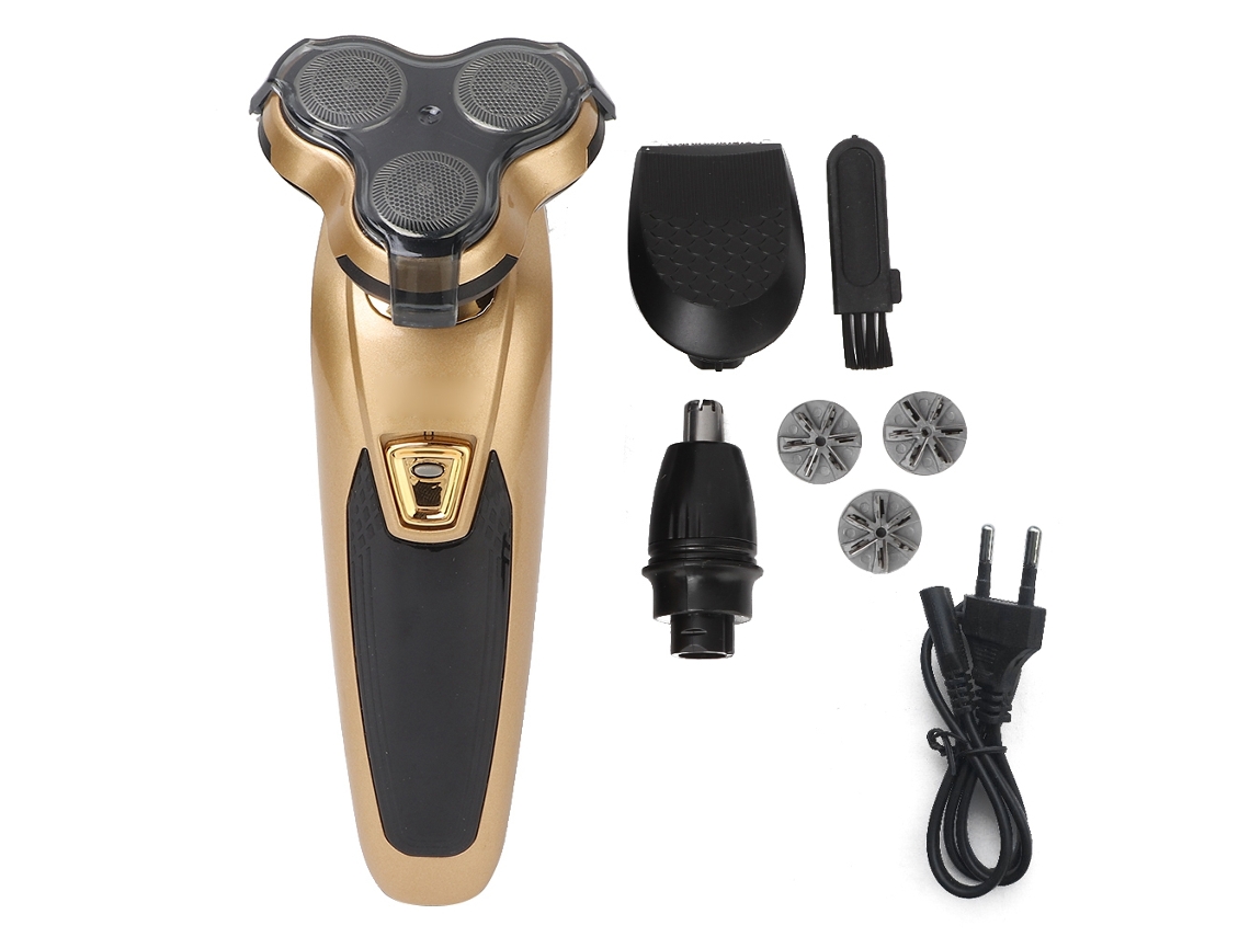 Vlrla-3-in-1 Elétrico Shaver Para Barba, Sideburn Nose Cabelo