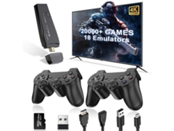 Consola de juegos retro actualizada para 2026, inalámbrica, con 18 emuladores integrados, más de 20.000 juegos y función Plug and Play. GOKOCO