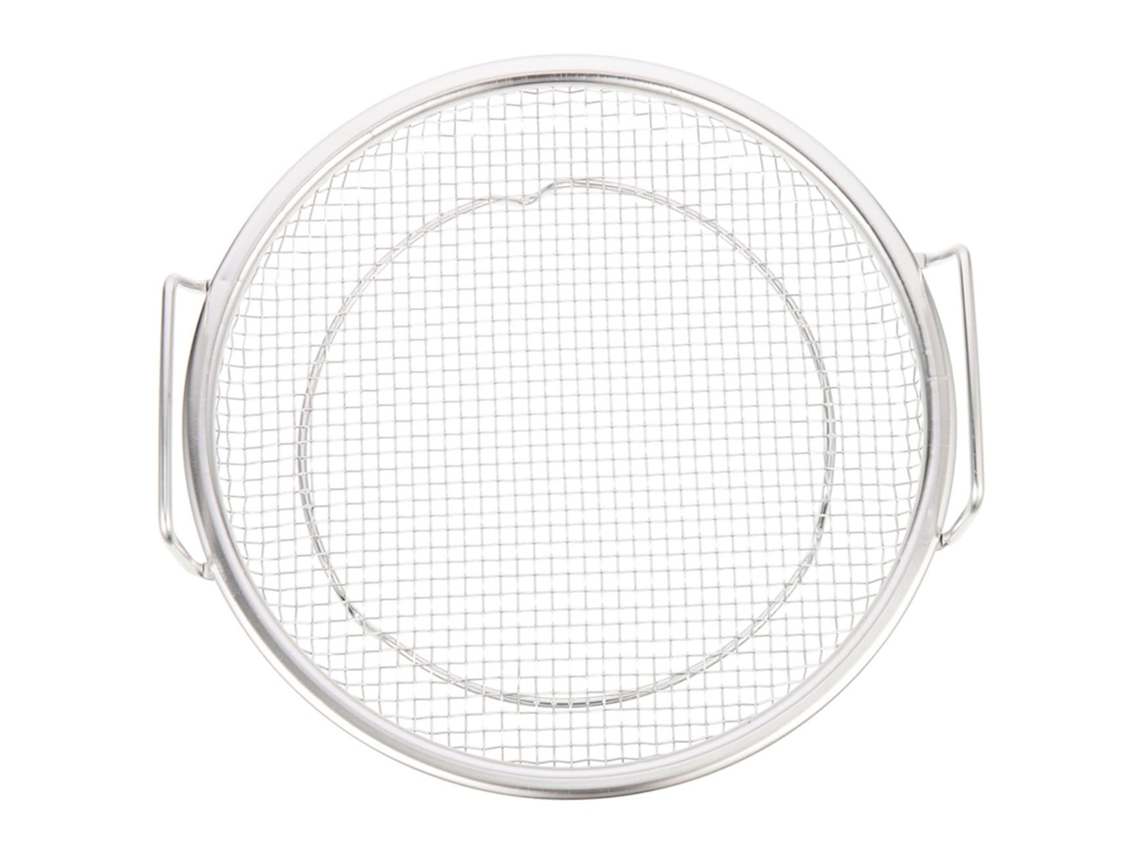 Cesta Para Freír De Acero Inoxidable Con Doble Asa Y Colador Resistente.