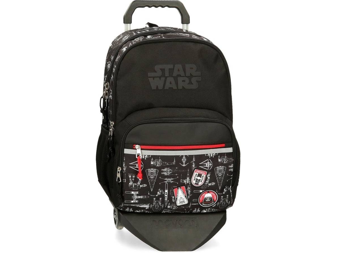 Mochila con Ruedas STAR WARS Space Mission Negro (32x45x15 cm)