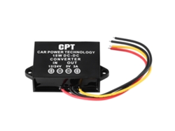 Convertidor De Voltaje Dc 12v/24v A 5v 3a 15w, Resistente Al Agua Ip67 Para Automóvil