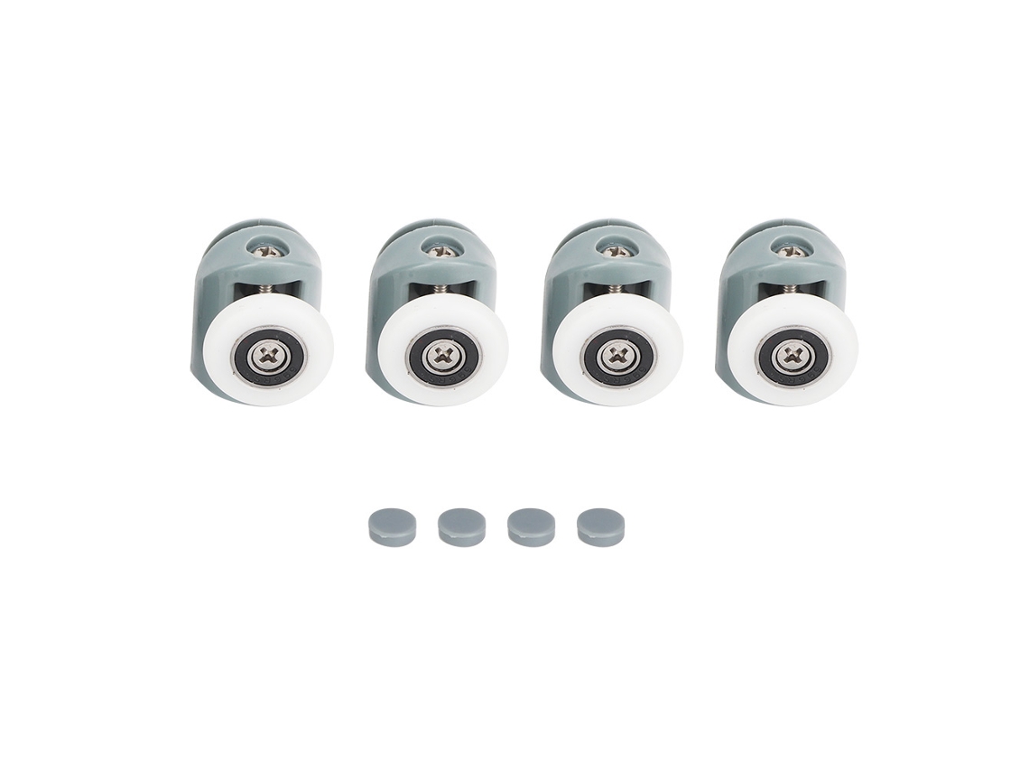 Ruedas Superiores Con Rodamientos Para Puertas Correderas De Ducha De Cristal.