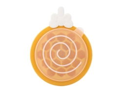 Bandeja Hexagonal Para Cubitos De Hielo Con Tapa, Material Pp, Compartimento Independiente Para Refrigerador, Color Amarillo.