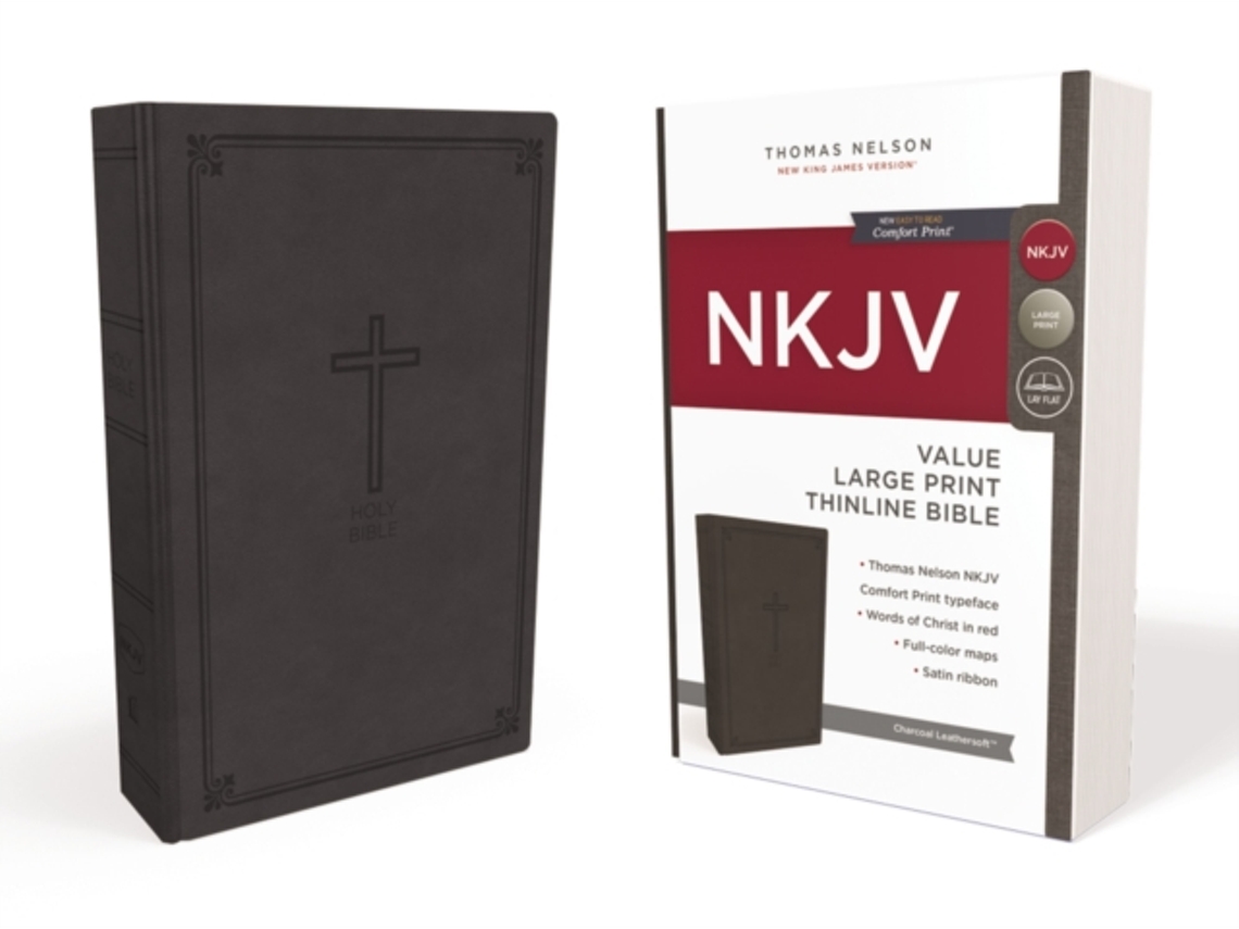 Libro NKJV - Value Large Print Thinline Bible de THOMAS NELSON (Inglês)