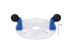 Placa Base Universal Para Desbrozadora Con Orificios Pretaladrados En Pvc Transparente, Portátil.