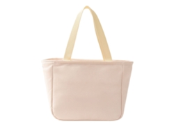 Bolsa Térmica Plegable Reutilizable Para El Almuerzo, De Gran Capacidad, Portátil, Blanca.