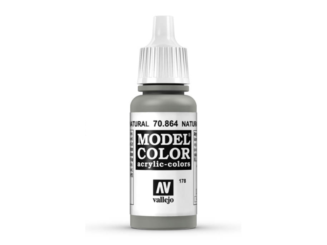 Pintura Acrílica Mate 17 Ml ACRYLICOS VALLEJO 864 Acero Natural