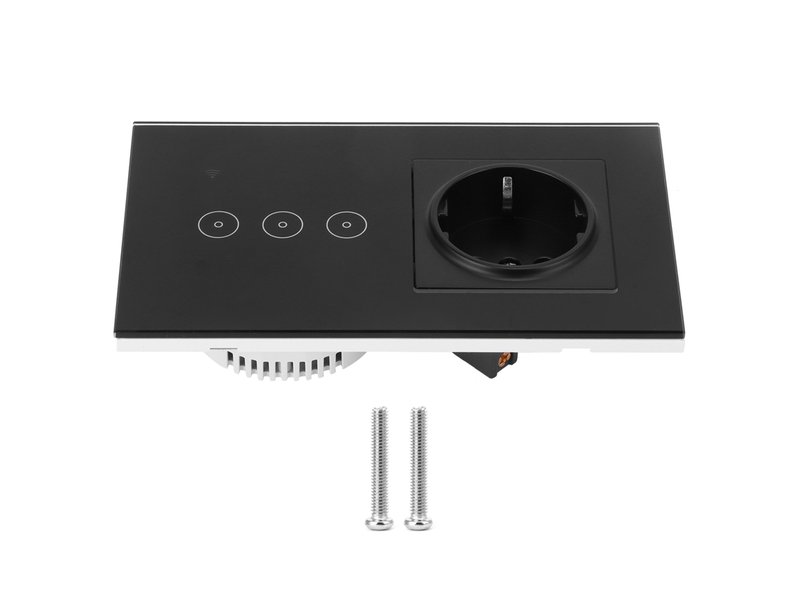 2026 Store-interruptor Inteligente De Pared Multifunción Con Tomacorriente Wifi Switch Socket Tuya 95‑/ac 10a