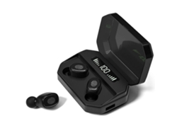 Auriculares inalámbricos Hengrongshen M8 Bluetooth 5.0 TWS con pantalla táctil digital y cargador