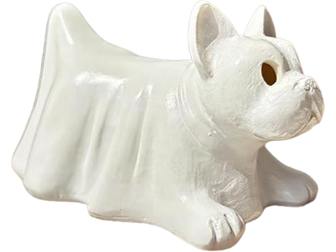 Estatua De Bulldog De Pie, Figura De Perro De Resina Hueca, Modelo De Adorno Decorativo De Escritorio.