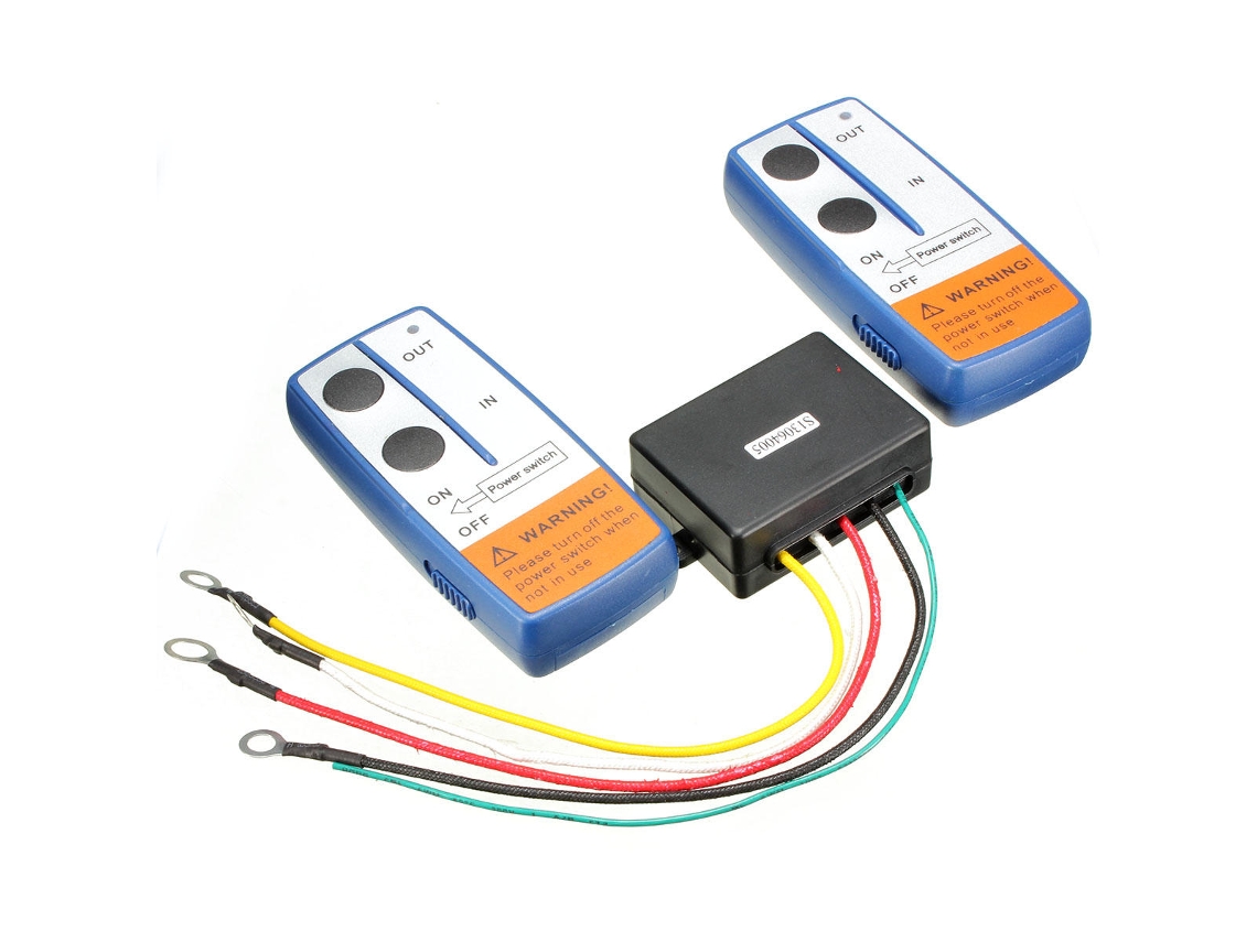 Grúa De Recuperación Con Control Remoto De Cabrestante Inalámbrico De 12 V Y 100 Pies Twin Han