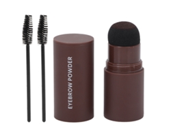 Kit De Lápiz De Cejas En Polvo Ibcccndc - Larga Duración, 1,8 G, Marrón Oscuro