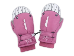 Guantes de esquí para niños con bonitos estampados, cálidos y resistentes al viento para niños de 6 a 12 años, ideales para ciclismo al aire libre.