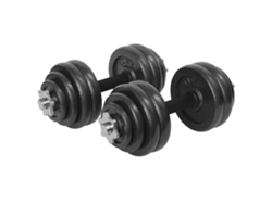 Juego de mancuernas ajustables en estuche - 30 kg (2x 15 kg)