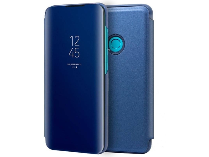 Funda Huawei P Smart+ 2019, P Smart 2019, Honor 10 Lite COOL Clear View Azul