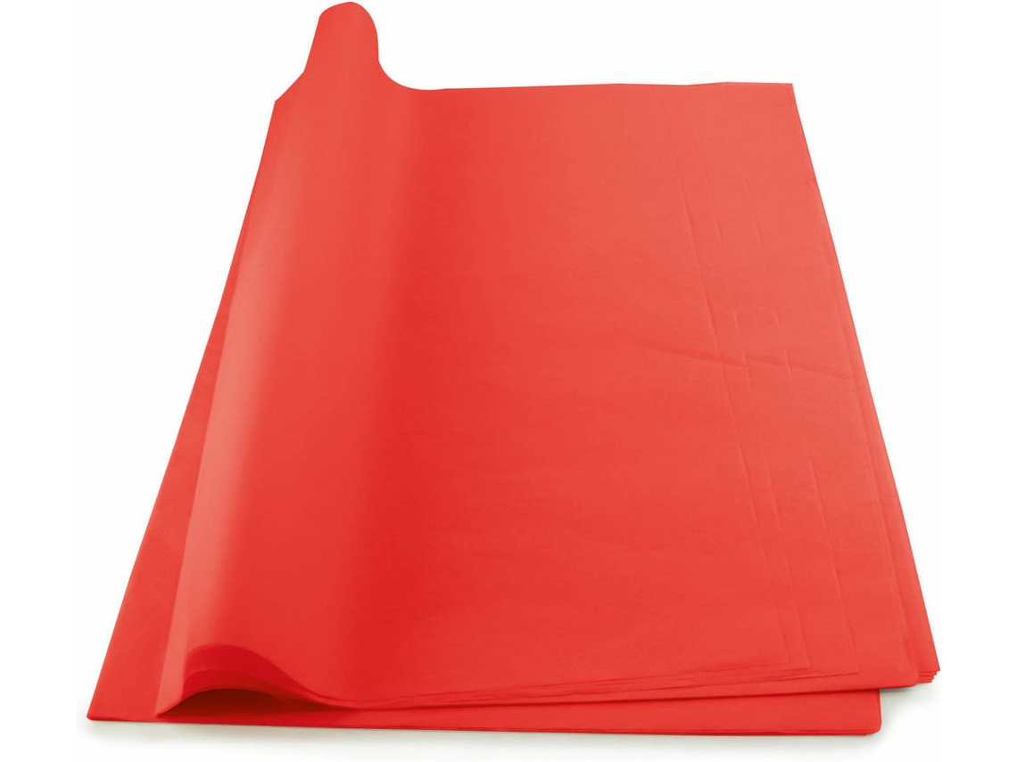 Papel Seda WEROLA (Rojo - 50 x 70 cm 26 Unidades)