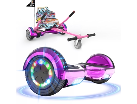 Hoverboard RCB Rosa y Hoverkart Ajustable