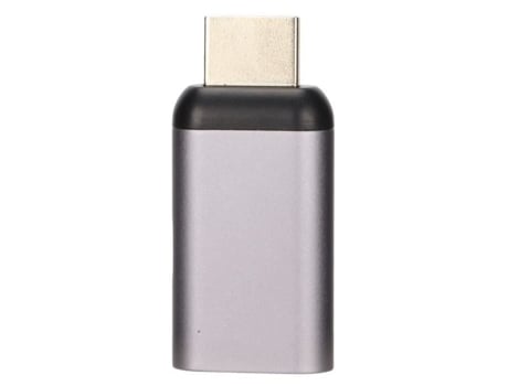 HURRISE Adaptador Usb C Hembra a Pd Macho Extensión Usb C Mini Convertidor Divisor De Video 4K 60Hz para Pc Teléfono