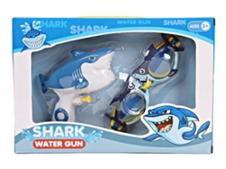 Set de pistola de agua y gafas LPM Shark Water Gun (Edad Mínima Recomendada: 6 años)