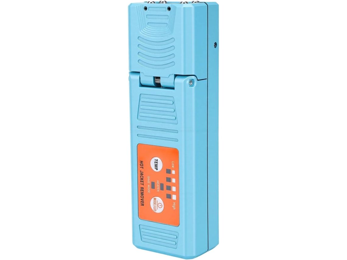 Pelacables térmico para fibra óptica, herramienta automática recargable con dos modos de funcionamiento.