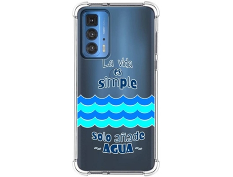 Carcasa Motorola Edge 20 Pro TUMUNDOSMARTPHONE Agua Multicolor