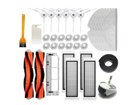 Para xiaomi roborock s5 s50 filtro hepa mop pano lateral/escova principal