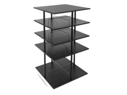 Organizador de zapatos, 4 niveles, rotación de 360°, negro OEM