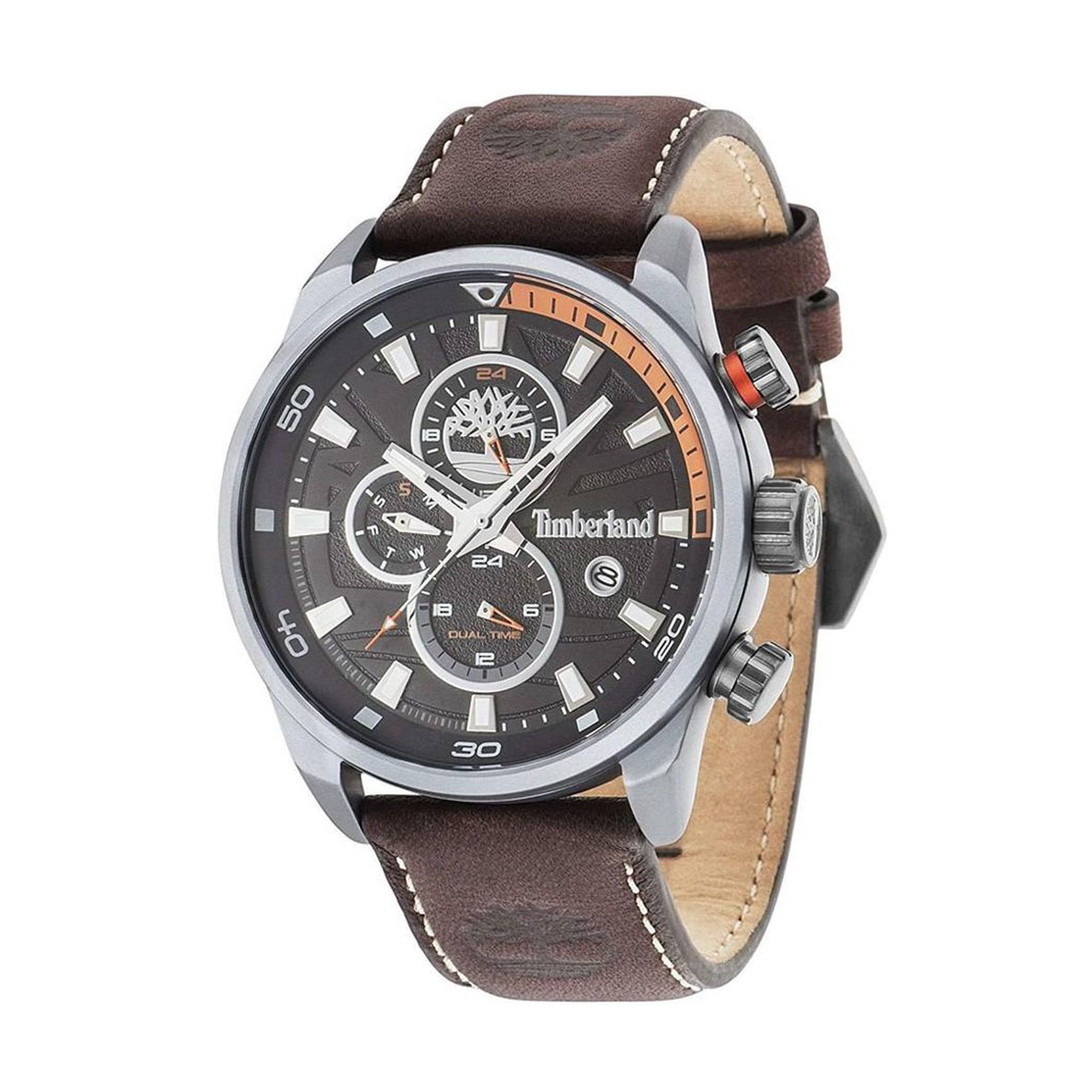 Reloj Timberland Hombre cronógrafo para de cuarzo con correa en cuero tbl14816jlu.02a tbl14816jlu02a