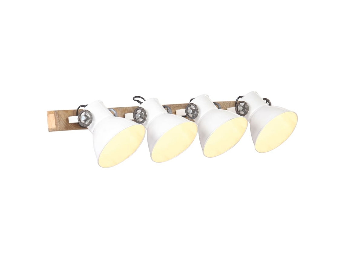 Lámpara de pared VIDAXL Blanco Hierro (90x25 cm)