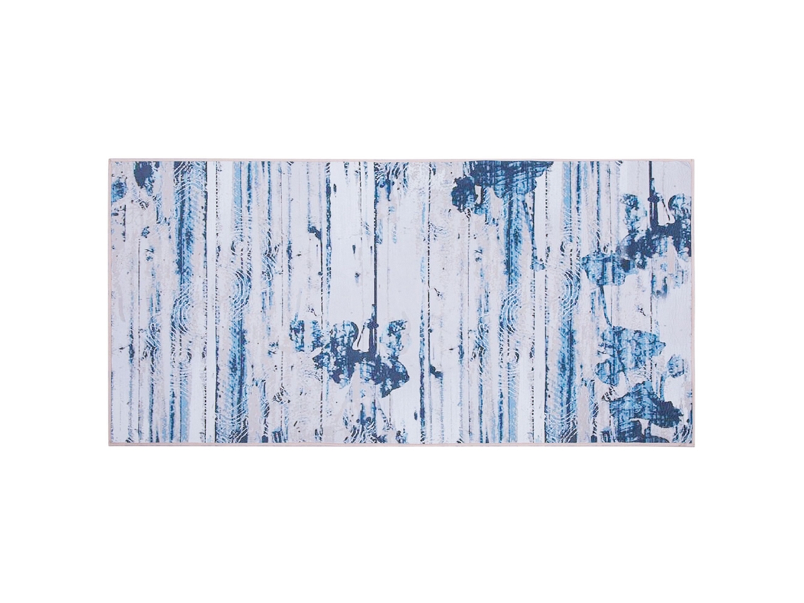 Alfombra de pelo corto BELIANI Burdur de Poliéster Azul 80x150