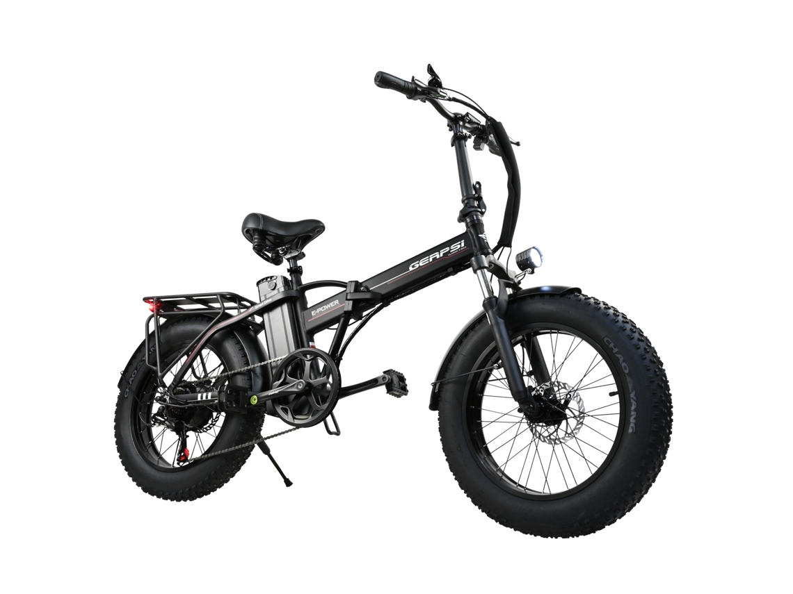 Bicicleta Eléctrica Baolujie Dz2002 Con Neumáticos Anchos Para Adultos, Batería Extraíble De 48 V Y 16 Ah.