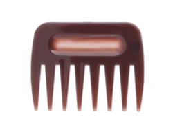 Peine De Afeitar Portátil Para Cabello Graso, Dientes Anchos, Para Peinar El Cabello (n.° 1)