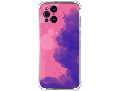 Carcasa Oppo Find X3 Pro 5G TUMUNDOSMARTPHONE Acuarela 07 Multicolor