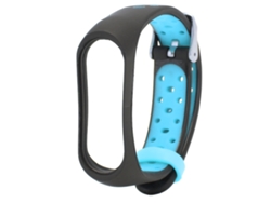 Pulseira Inteligente Para Xiaomi Mi Band 6 5 Nfc Cinto Tpe Anti Perda Bicolor Preto Azul