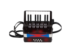 Acordeón De Piano Para Principiantes, 17 Teclas, 8 Bajos, Abs, Portátil Para Niños.