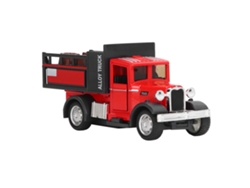 Ats-juguete Camión Retro De Aleación 1:32 Modelo De Camión De Transporte Americano Para Niños Y Coleccionistas Regalo Barril
