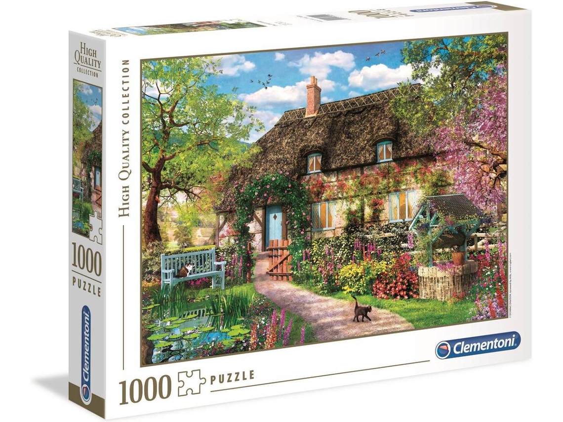 Puzzle CLEMENTONI The Old Cottage (Edad Mínima: 10 Años - 1000 Piezas)