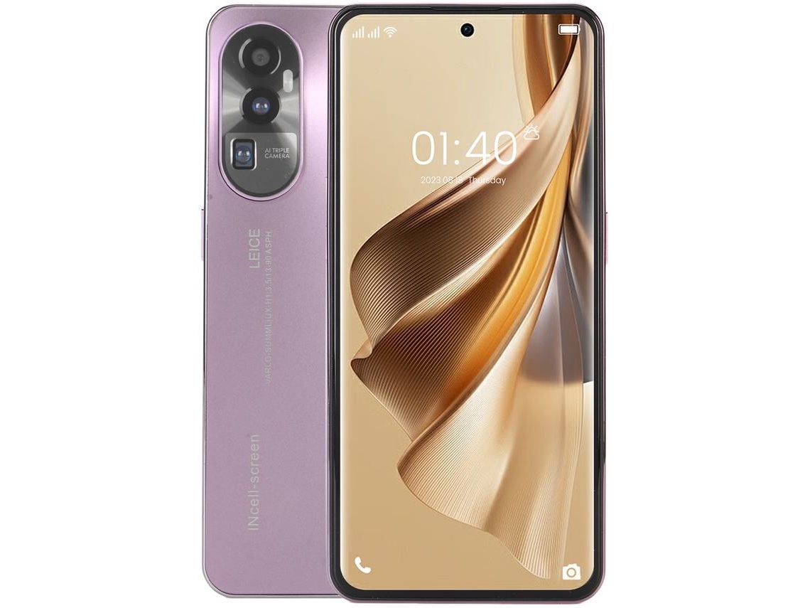 Smartphone YIZHOOD Reno10 Pro 3G Android 13.0 (6.6Inch - 4GB - 64GB - Purpura)