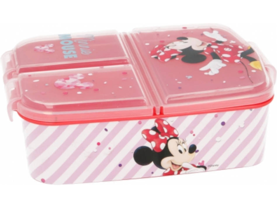 Lonchera MINNIE MOUSE (Rosa - Plástico - 5 x 17 x 13 cm)