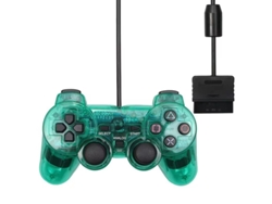 Mando de juegos con cable y función de vibración MDUG (verde)