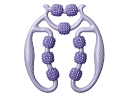 2026-rodillo De Masaje Para Musculos Con 9 Ruedas 360 Grados Prensas Circulares Para Piernas Cuello Brazos Relajacion Muscular Morado Taro