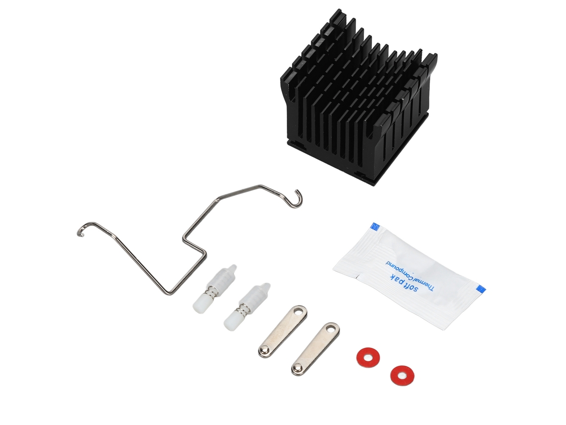 Disipador De Calor De Aluminio Para Placa Base Pcb Radiador Enfriador Accesorio Negro